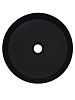 AQM5012 Раковина накладная круглая, цвет черный матовый. 355x355x120 фото 3