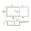Omoikiri Sintesi 116-GB Artceramic/графит фото 2