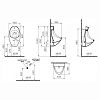 Писсуар электронный Vitra Arkitekt 4106B003-5291 фото 2