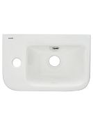 AQM5006L Умывальник с отверстием под смеситель. Левый. 375х245х135