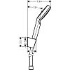 Душевая лейка Hansgrohe Crometta 1jet EcoSmart 26568400 фото 2