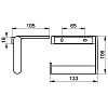 Держатель туалетной бумаги Keuco Plan 14973 010000 хром фото 4