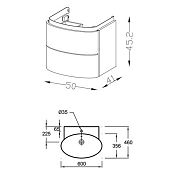 Мебель для ванной Jacob Delafon Presquile 60 EB1102-G1C