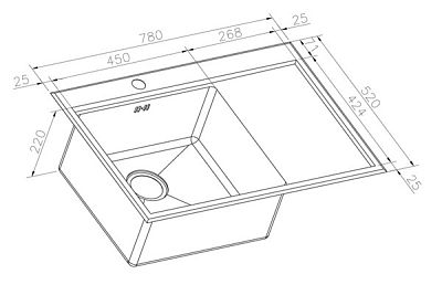 Мойка кухонная ZORG Inox RX (RX-7851-L) фото 2