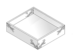 РАСПРОДАЖА Основа для акрилового поддона Laufen 2.9558.1.000.000.1 1200х90 см, пенополистерол (стиропор)