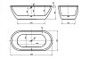 Акриловая ванна Knief Form 190x90 фото 2