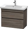 Тумба подвесная Duravit DuraStyle DS649905151 сосна коричневая фото 1