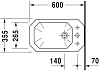 Напольное биде Duravit 1930 0267100000 белое фото 4