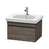 Тумба подвесная Duravit DuraStyle DS638305151 сосна коричневая фото 1