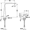 Смеситель для раковины Duravit D.1 D11130002010 , хром фото 2