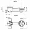 Dinkel 5871 Смеситель для ванны и душа фото 5