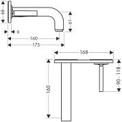 Смеситель Hansgrohe Axor Citterio 39112000