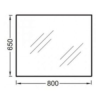 EB1098-RU зеркало Ola 80 см фото 3