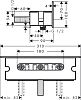 Настенный держатель Hansgrohe Fixfit Porter 26456000 Хром фото 2