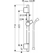 Душевая штанга Hansgrohe Raindance Unica S Puro 28632700