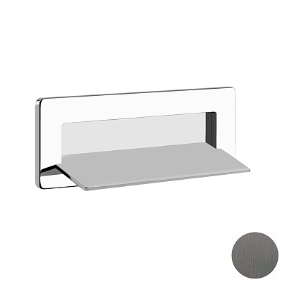 Излив Gessi iSpa Cascata 39895-239 шлифованная сталь фото 1