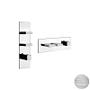 Смеситель Gessi Rettangolo Wellness 43024-707 шлифованный черный металл фото 1