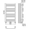 Полотенцесушитель водяной Terminus Виктория П20 4620768886492 фото 2