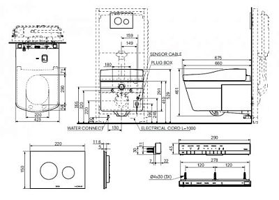 Унитаз подвесной TOTO Neorest AC TCF996RWG#NW1 фото 2