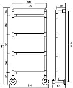 Полотенцесушитель Margaroli Sereno 482/4 CRN