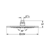 Верхний душ Grohe Rainshower F-Series 10 27271000 фото 2