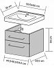 Тумба под умывальник Dreja GO S 20777 фото 2