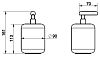Дозатор для жидкого мыла Gessi Goccia Accessories 38037-147 шлифованный хром фото 2