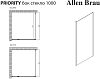 Боковая стенка Allen Brau Priority 100 3.31048.BBA черный браш фото 2