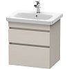 Тумба подвесная Duravit DuraStyle DS648009191 серо-коричневый фото 1
