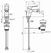 Однорычажный смеситель для биде FIMA Serie 4 F3762CR