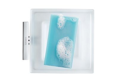 Полочка для мыла Duravit Karree 0099521000 хром фото 5