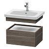 Тумба подвесная Duravit DuraStyle DS628005151 сосна коричневая фото 1