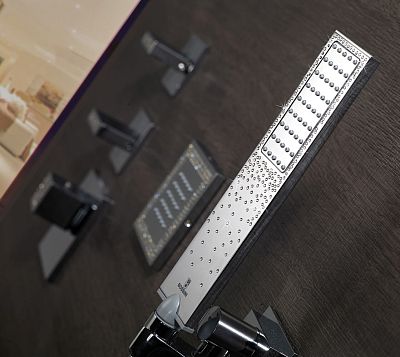 Лейка для душа Bossini Flat моноструя B00270 Хром фото 4
