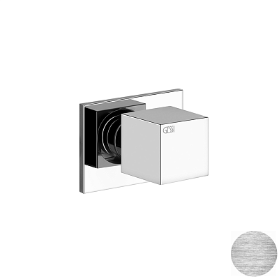 Запорный вентиль Gessi Rettangolo 20166-707 шлифованный черный металл фото 1