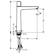 Смеситель для раковины Hansgrohe Talis Select E 71752000