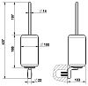 Ершик Gessi Goccia Accessories 38020-147 шлифованный хром фото 2