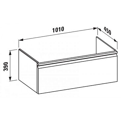 Тумба под раковину LAUFEN PRO S 4.8355.2.096.463.1 фото 3