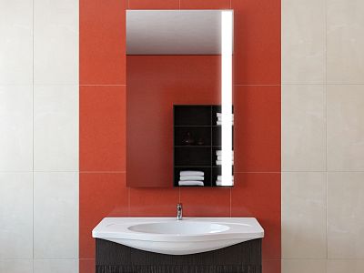 Зеркало для ванной с подсветкой Sfera VESTA 70х70 фото 1