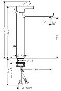 Смеситель для раковины Hansgrohe Metris S 31022000