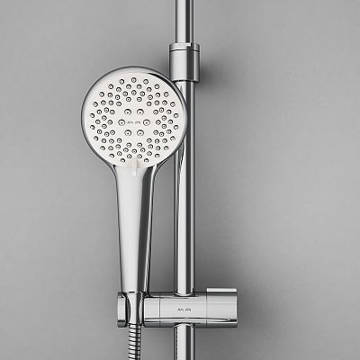 F0780564 Like душ.система, набор: смеситель д/ванны/душа с термостатом, верх.душ.d 250 мм, ручной ду фото 4