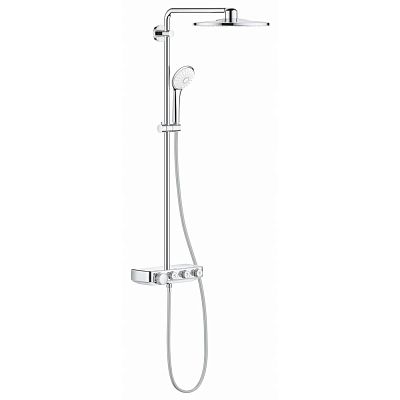 26507000 душевая стойка EUPHORIA SmartControl 310 Duo с терм., верхний душ, ручной душ (хром) фото 1