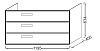 Тумба для раковины Jacob Delafon Rythmik EB1311-G1C фото 2