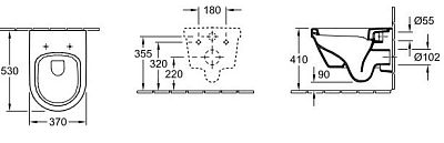 Унитаз подвесной Villeroy&Boch Architectura 5684R001 фото 2