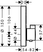 Смеситель Hansgrohe ShowerSelect S 15743000