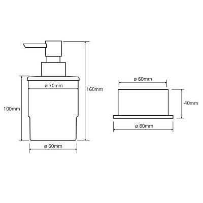 Дозатор для жидкого мыла Bemeta Omega 138109161 хром фото 2