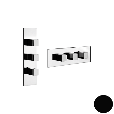 Смеситель Gessi Quadro Wellness 43004-299 черный фото 1
