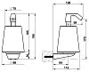 Дозатор для жидкого мыла Gessi Cono Accessories 45413-706 чёрный металл фото 2