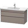 Тумба подвесная Duravit DuraStyle DS649504343 базальт матовый фото 1