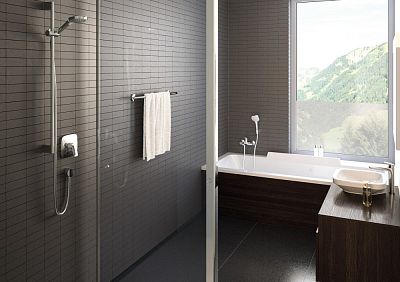 Смеситель для душа Hansgrohe Logis 71607000 встраиваемый хром фото 4
