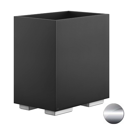 Корзина для мусора Gessi Rettangolo Shower 20991-706 чёрный металл фото 1